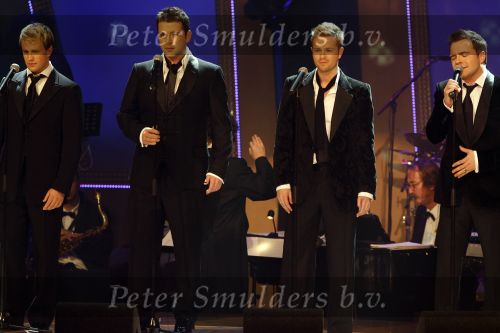 Hilversum 14 december 2006
Opnames Dancing with the stars.  Westlife