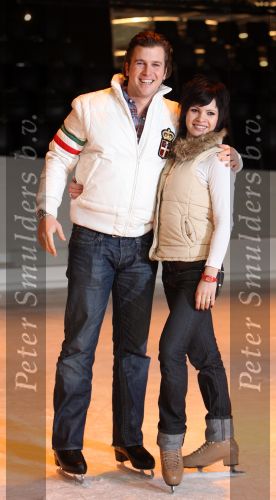 Baarn, 10 Januari 2007 Perspresentaie Dancing On Ice RTL 2007
Winston Gerschtanowitz met parner
Foto Peter Smulders BV