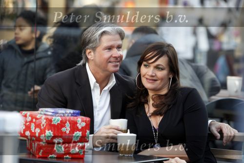 Amsterdam 16 december 2009
Dries Roelvink met zijn nieuwe vriendin  Honoria aan het winkelen in winkelcentrum Gelderlandplein.
Peter Smulders bv
