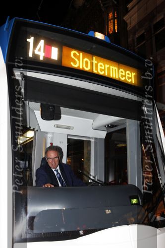Amsterdam 14 december 2009
Edvard Niessing als trambestuurder in amsterdam.
Peter Smulders bv