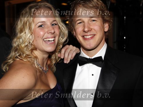 Amsterdam 15 december 2009
Sportman van het jaar verkiezing in de RAI. Epke Zonderland met zus
Peter Smulders bv