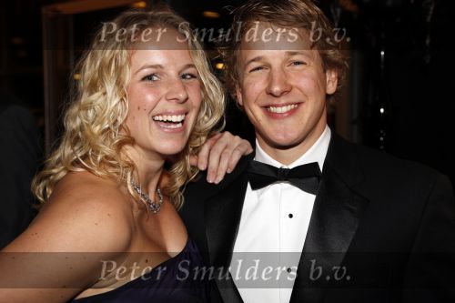 Amsterdam 15 december 2009
Sportman van het jaar verkiezing in de RAI. Epke Zonderland met zus
Peter Smulders bv