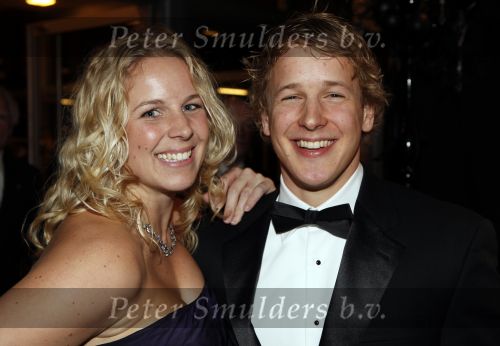 Amsterdam 15 december 2009
Sportman van het jaar verkiezing in de RAI. Epke Zonderland met zus
Peter Smulders bv