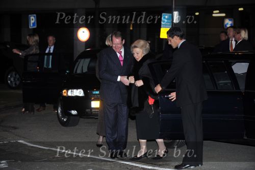 Zoetermeer 15 december 2009
Koningin Beatrix en Prinses Maxima en Prins Willem Alex  bij voorstelling. 
Peter Smulders bv