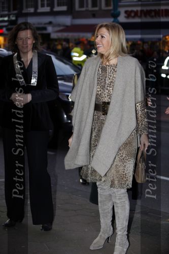 Amsterdam 15 december 2009
Prinses Maxima opent expositie  \