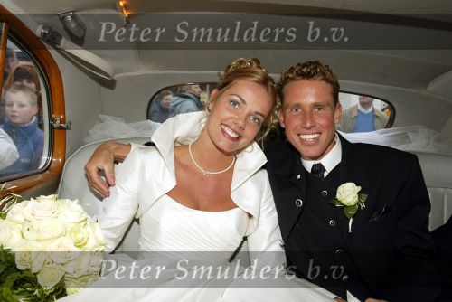 Roosendaal 7 december 2002
Trouwen Michael Boogerd en Nerena Ruinemans