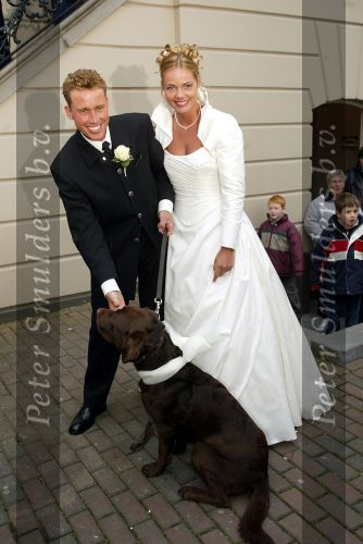 Roosendaal 7 december 2002
Trouwen Michael Boogerd en Nerena Ruinemans