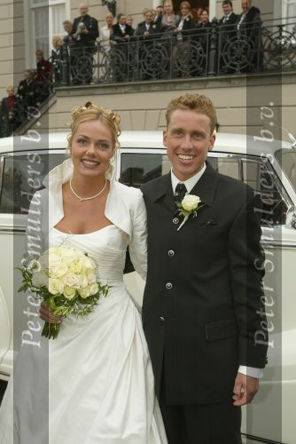 Roosendaal 7 december 2002
Trouwen Michael Boogerd en Nerena Ruinemans