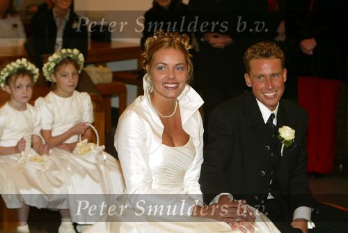 Roosendaal 7 december 2002
Trouwen Michael Boogerd en Nerena Ruinemans
