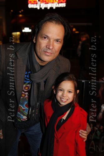 Amsterdam 14 december 2009 
Premiere Anubis en de wraak van Argnus in Tuschinski. Mike Klewel met dochter
Peter Smulders bv
