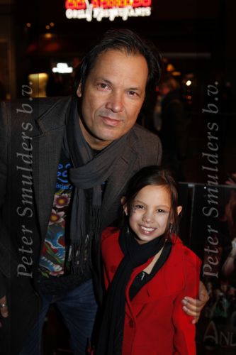 Amsterdam 14 december 2009 
Premiere Anubis en de wraak van Argnus in Tuschinski. Mike Klewel met dochter
Peter Smulders bv