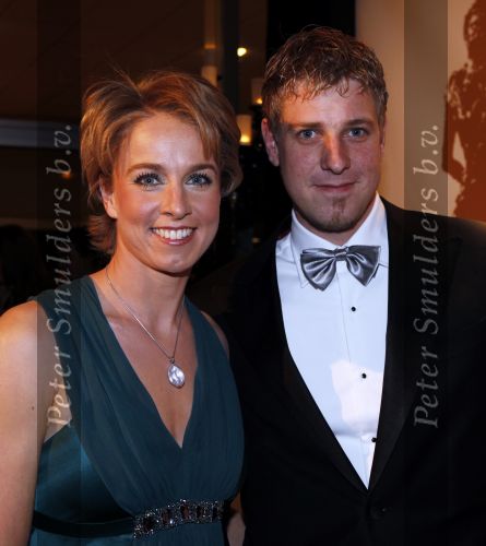 Amsterdam 15 december 2009
Sportman van het jaar verkiezing in de RAI. Renate Groenewold met vriend
Peter Smulders bv