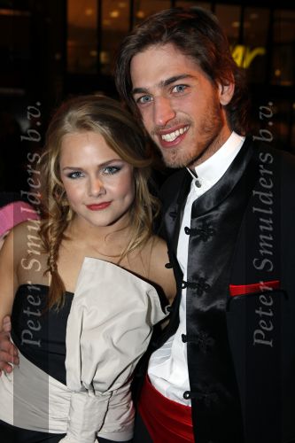 Amsterdam 14 december 2009
Premiere Anubis en de wraak van Argnus in Tuschinski. Vincent Banic en zijn vriendin Claartje Janse
Peter Smulders bv