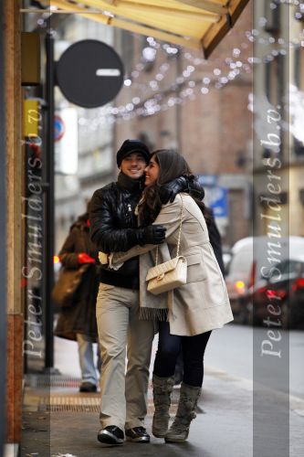 Milaan 21 december 2009
Wesley Sneijder en zijn vriendin  Yolanthe Cabau v Kasbergen shoppend in Milaan. Ze wonen in een parchtig appartement in het centrum van Milaan.
Peter Smulders bv
