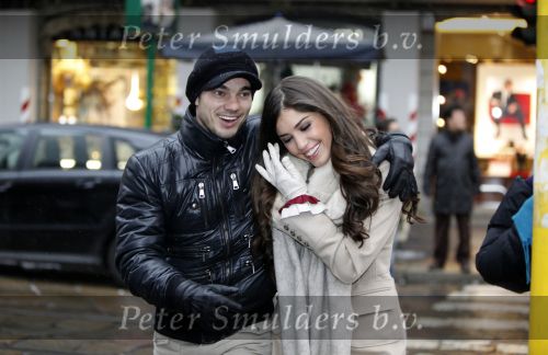 Milaan 21 december 2009
Wesley Sneijder en zijn vriendin  Yolanthe Cabau v Kasbergen shoppend in Milaan. Ze wonen in een parchtig appartement in het centrum van Milaan.
Peter Smulders bv
