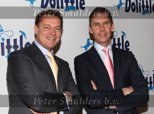 Zoetermeer, 19 December 2010
Premiere in het stadstheater van de musical Dr. Dolittle
Albert Verlinde met zijn zakenpartner Roel Vente
Foto Peter Smulders BV