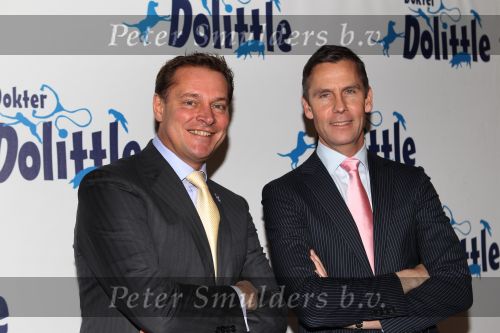 Zoetermeer, 19 December 2010
Premiere in het stadstheater van de musical Dr. Dolittle
Albert Verlinde met zijn zakenpartner Roel Vente
Foto Peter Smulders BV