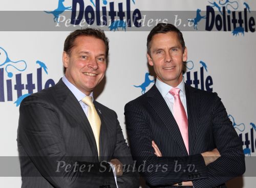 Zoetermeer, 19 December 2010
Premiere in het stadstheater van de musical Dr. Dolittle
Albert Verlinde met zijn zakenpartner Roel Vente
Foto Peter Smulders BV