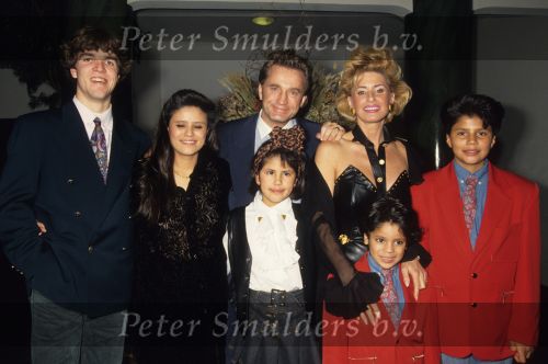 1992 Connie Breukhoven met haar ex-man Hans Breukhoven en rechts op de foto Constanza Breukhoven
Foto Peter Smulders BV