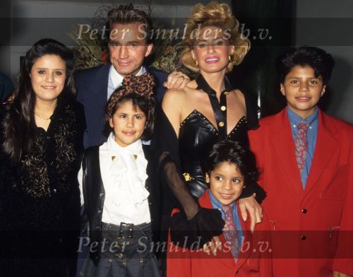 1992 Connie Breukhoven met haar ex-man Hans Breukhoven en rechts op de foto Constanza Breukhoven
Foto Peter Smulders BV