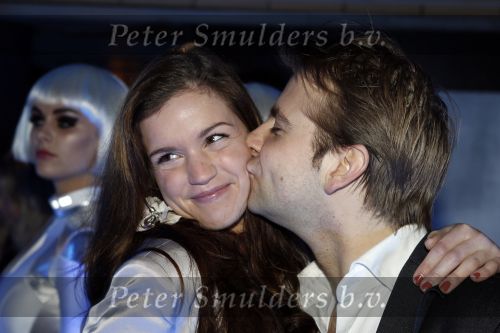 Amsterdam 12 januari 2011
Premiere Tron in Pathe City. Marly v d Velde met vriend
Peter Smulders bv