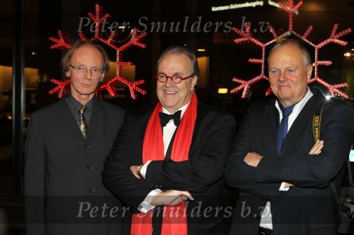 Tilburg, 9 December 2010
Premiere TOON
Maurice Hermans met zijn broer Gaby Hermans en Michael Hermans 
Foto Peter Smulders BV