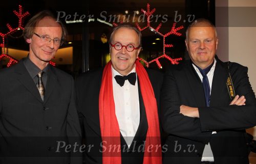 Tilburg, 9 December 2010
Premiere TOON
Maurice Hermans met zijn broer Gaby Hermans en Michael Hermans 
Foto Peter Smulders BV