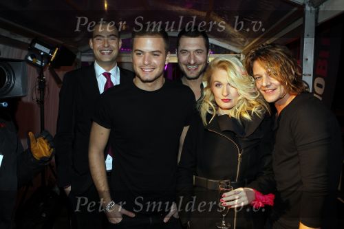 Hilversum 7 december 2010
Uitreiking Radio bitches awards. Sebastiaan Labrie Jim Bakkum Tygo Gernandt Lange FRans en Miss Montreal
Peter Smulders bv
