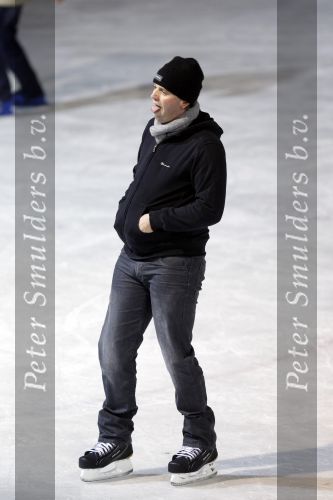 Amsterdam 4 januari 2011
Patty Brard en haar vriend Nicky v Dam schaatsend op de Jaap eden baan.
Peter Smulders bv