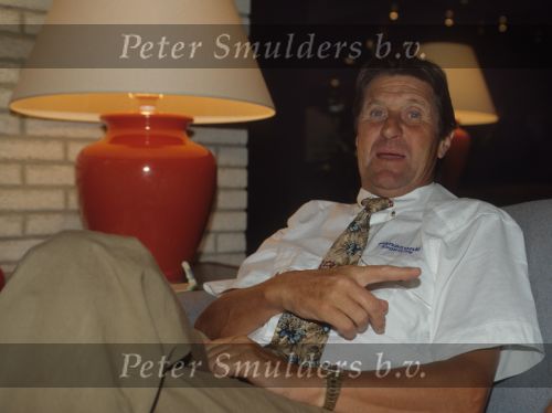 16 Augustus 1990
Peter Post als ploegleider bij de Panasonic wielerploeg
Foto Peter Smulders Bv