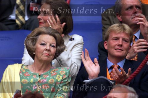 Amsterdam 21 juni 2000 euro 2000

Nederland-Frankrijk 3-2
Prins Willem Alexander en Koningin Beatrix

Peter Smulders BV
