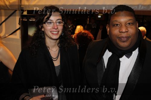 Amsterdam 14 december 2010
Premiere Loft in Tuschinski.  Quintis Ristie met vriendin
Peter Smulders bv