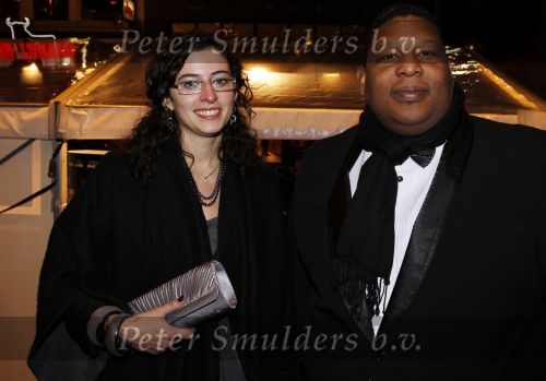 Amsterdam 14 december 2010
Premiere Loft in Tuschinski.  Quintis Ristie met vriendin
Peter Smulders bv