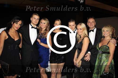 Amsterdam 8 december 2011
Openings en VIP avond van de miljonairfair in de RAI. Erik de Vlieger  met vrouw en kinderen
Peter Smulders bv