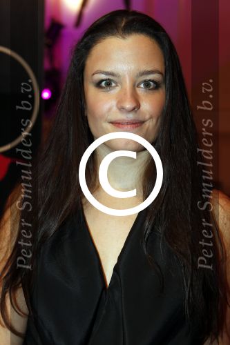 Hilversum 7 december 2011
Uitreiking radio bitches awards bij studio 21. Eva Koreman met vriend
Peter Smulders bv