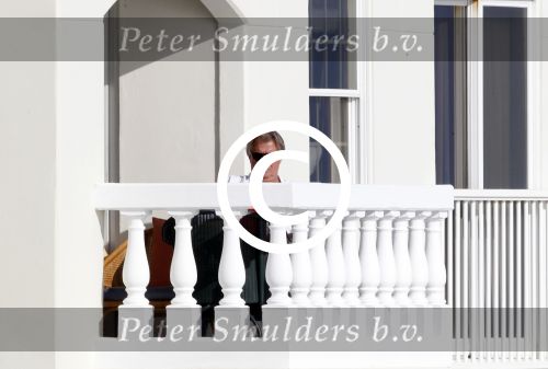 Curacao 5 januari 2012
Jeroen Krabbe op het balkon van zijn appartement bij het avila beach hotel.
Peter Smulders bv
