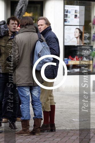 Amsterdam 17 december 2011
Jort Kelder met korte broek tijdens opnames op de cornelis schuytstraat.
Peter Smulders bv