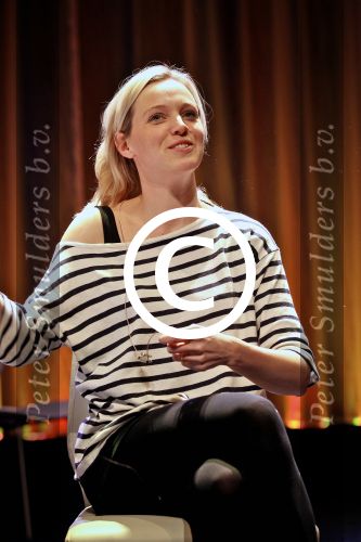 Amsterdam 10 januari 2012
Premiere Emmi en Leo in DeLaMar Theater.  Loes Haverkort.
Peter Smulders bv
