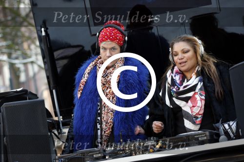 Amsterdam 16 januari 2013
Bas Costers als dj ter promotie van de amsterdam fashion week op de cornelis schuytstraat.
Peter Smulders bv