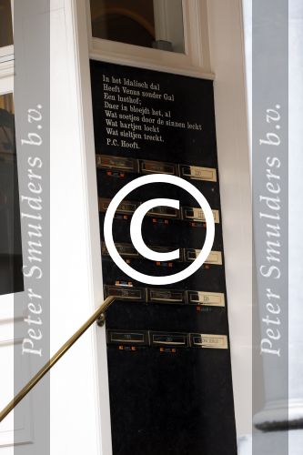 Amsterdam 3 en 4 januari 2012
Tekst op huis / pand Connie Breukhoven
Peter Smulders bv