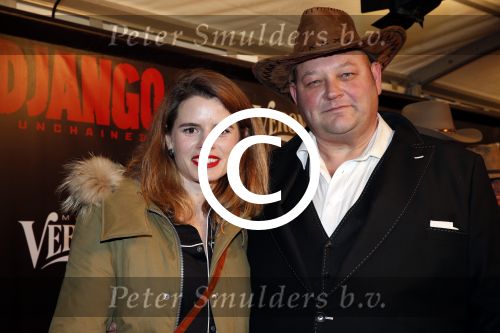 Amsterdam 14 januari 2013
Premiere Django in Tuschinski. Edo Brunner met vrouw
Peter Smulder bv