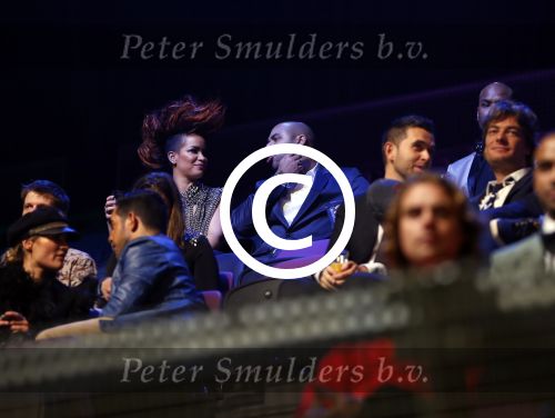 Amsterdam 22 december 2012
Radio 538 Jingle balls in het ziggo dome. Eva Simons met vriend dj Sidney Samson
Peter Smulders bv