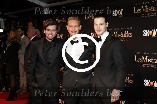 Amsterdam 9 januari 2012
Premiere les Miserables in Tuschinski. Ferry Doedens en Guido v d Spek en Ruud Feltkamp
Peter Smulders bv
