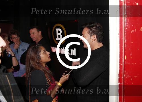Uitgeest 14 januari 2013
Nieuwjaarsreceptie Henk Geels in Bobs saloon. gerard joling met Wino Omtzicht 
Peter Smulders bv