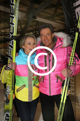Wormerveer, 17 Januari 2013
Perspresentatie SBS van Vliegende Hollanders: Sterren van de Schans
Tesse Milne met Gerard Joling
Foto Peter Smulders BV