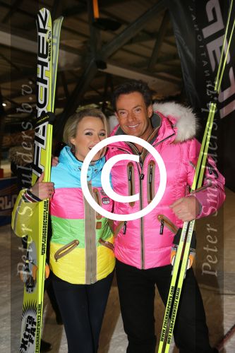 Wormerveer, 17 Januari 2013
Perspresentatie SBS van Vliegende Hollanders: Sterren van de Schans
Tesse Milne met Gerard Joling
Foto Peter Smulders BV