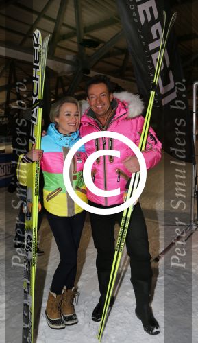 Wormerveer, 17 Januari 2013
Perspresentatie SBS van Vliegende Hollanders: Sterren van de Schans
Tesse Milne met Gerard Joling
Foto Peter Smulders BV