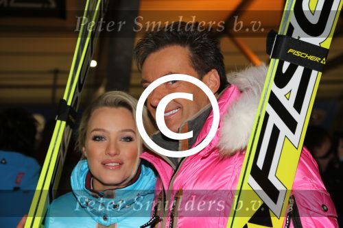 Wormerveer, 17 Januari 2013
Perspresentatie SBS van Vliegende Hollanders: Sterren van de Schans
Tesse Milne met Gerard Joling
Foto Peter Smulders BV