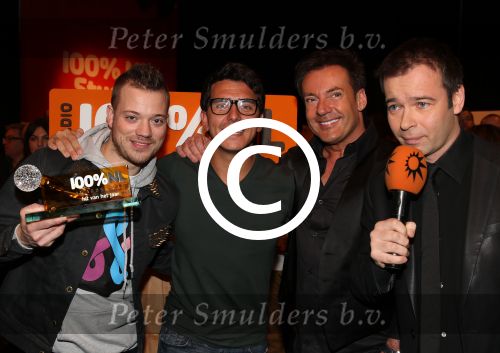 Hilversum, 9 Januari 2013
Uitreiking 100% NL Awards 2012
Gers Pardoel samen met Jan Smit, Peter v d Vorst en Gerard Joling
Foto Peter Smulders BV