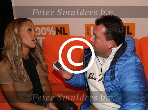 Hilversum, 9 Januari 2013
Uitreiking 100% NL Awards 2012
Genomineerde  Glennis Grace voor Album van het jaar in gesprek met Edwin Bredius
Foto Peter Smulders BV